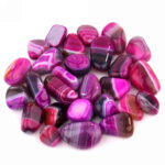 Achat Trommelsteine rosa | pink Ø 30 – 50 mm Edelsteine Heilsteine bei Wunderstein24