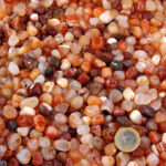 Achat Trommelsteine orange | braun Ø 10 – 20 mm Edelsteine Heilsteine bei Wunderstein24