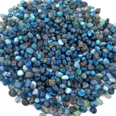 Achat Trommelsteine türkis Ø 10 – 20 mm Edelsteine Heilsteine bei Wunderstein24