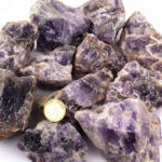Amethyst Chevron Rohsteine Ø ca. 60 – 120 mm Edelsteine Heilsteine bei Wunderstein24