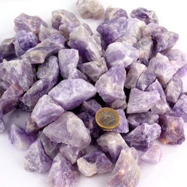 Amethyst Rohsteine Madagaskar Ø ca. 30 – 50 mm Edelsteine Heilsteine bei Wunderstein24