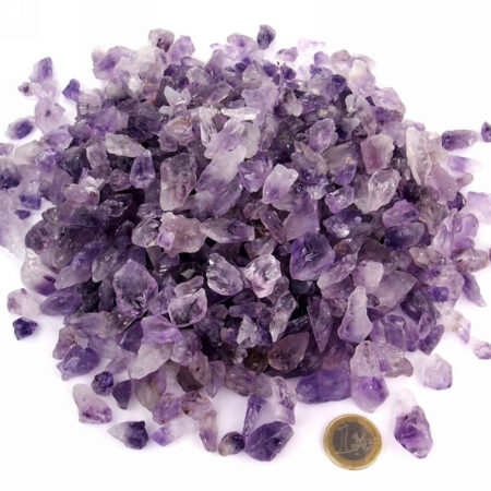 Amethyst-Spitzen natur Länge ca. 10 – 40 mm Edelsteine Heilsteine bei Wunderstein24