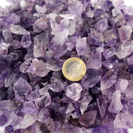 Amethyst-Spitzen natur Länge ca. 10 – 40 mm Edelsteine Heilsteine bei Wunderstein24