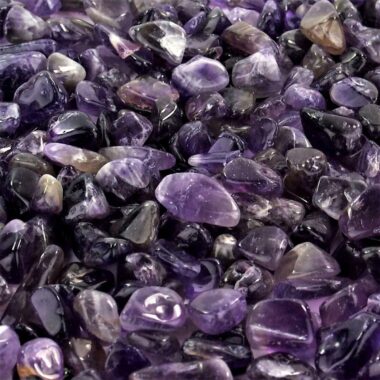 Amethyst Trommelsteine Ø ca. 8 – 12 mm Edelsteine Heilsteine bei Wunderstein24