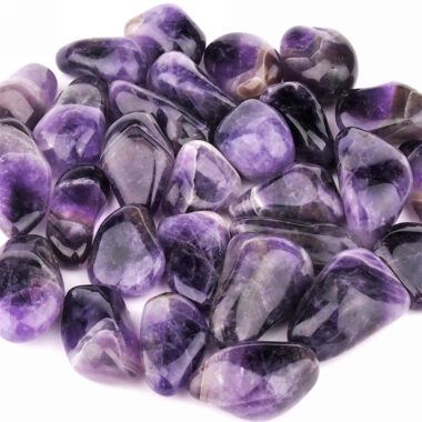 Amethyst Trommelsteine Ø ca. 35 – 50 mm Edelsteine Heilsteine bei Wunderstein24