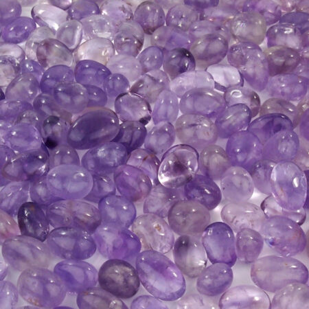 Amethyst Trommelsteine transparent handpoliert Ø ca. 25 – 35 mm Edelsteine Heilsteine bei Wunderstein24
