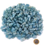 Aquamarin | Beryll Trommelsteine Ø ca. 15 – 25 mm Edelsteine Heilsteine bei Wunderstein24