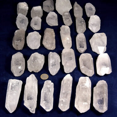 Bergkristall Spitzen groß natur Länge ca. 60 – 100 mm Edelsteine Heilsteine bei Wunderstein24