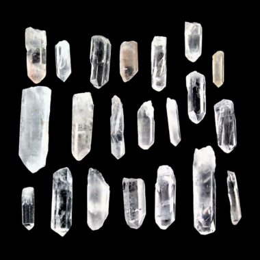 Bergkristall Spitzen Länge ca. 10 – 30 mm Edelsteine Heilsteine bei Wunderstein24