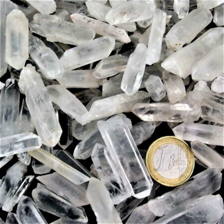 Bergkristall Spitzen Länge ca. 10 – 30 mm Edelsteine Heilsteine bei Wunderstein24