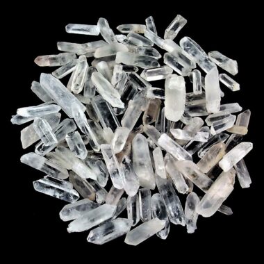 Bergkristall Spitzen Länge ca. 10 – 30 mm Edelsteine Heilsteine bei Wunderstein24