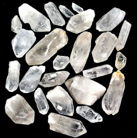 Bergkristall Spitzen natur Länge ca. 40 – 80 mm Edelsteine Heilsteine bei Wunderstein24