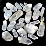 Bergkristall Spitzen Länge ca. 10 – 30 mm Edelsteine Heilsteine bei Wunderstein24