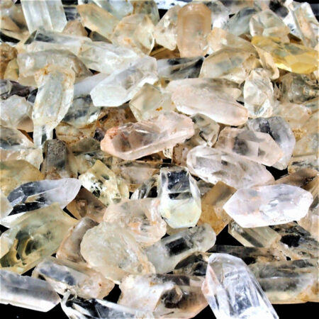 Bergkristall-Spitzen Madagaskar natur Länge ca. 15 – 50 mm Edelsteine Heilsteine bei Wunderstein24