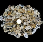 Bergkristall-Spitzen Madagaskar natur Länge ca. 15 – 50 mm Edelsteine Heilsteine bei Wunderstein24