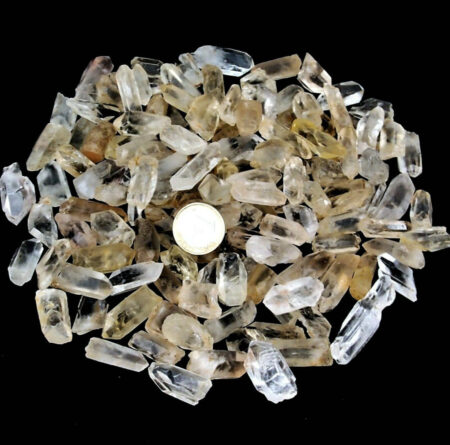 Bergkristall-Spitzen Madagaskar natur Länge ca. 15 – 50 mm Edelsteine Heilsteine bei Wunderstein24