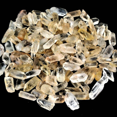 Bergkristall-Spitzen Madagaskar natur Länge ca. 15 – 50 mm Edelsteine Heilsteine bei Wunderstein24
