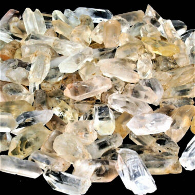 Bergkristall-Spitzen Madagaskar natur Länge ca. 15 – 50 mm Edelsteine Heilsteine bei Wunderstein24