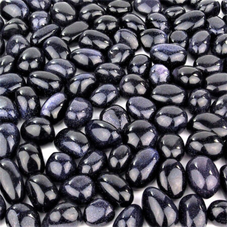 Blaufluss Trommelsteine handpoliert Ø ca. 26 – 40 mm Edelsteine Heilsteine bei Wunderstein24