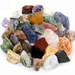 bunte Schätze aus aller Welt Rohsteine Mischung Ø ca. 30 – 60 mm Edelsteine Heilsteine bei Wunderstein24