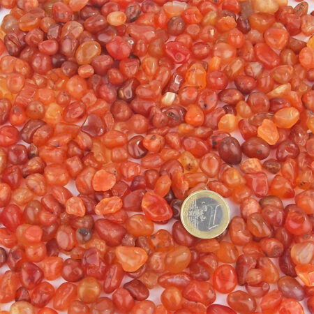 Carneol | Karneol Trommelsteine Ø ca. 8 – 12 mm Edelsteine Heilsteine bei Wunderstein24