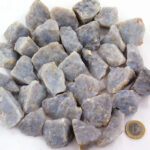 Chalcedon Rohsteine blau Ø ca. 30 – 50 mm Edelsteine Heilsteine bei Wunderstein24