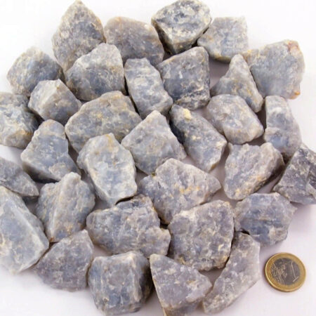 Chalcedon Rohsteine blau Ø ca. 30 – 50 mm Edelsteine Heilsteine bei Wunderstein24
