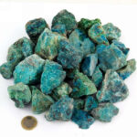 Chrysokoll Rohsteine Ø ca. 30 – 60 mm Edelsteine Heilsteine bei Wunderstein24