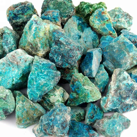 Chrysokoll Rohsteine Ø ca. 30 – 60 mm Edelsteine Heilsteine bei Wunderstein24
