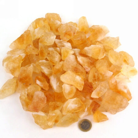 Citrin Maraba Rohsteine Ø ca. 30 – 50 mm Edelsteine Heilsteine bei Wunderstein24