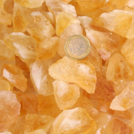Citrin Maraba Rohsteine Ø ca. 30 – 50 mm Edelsteine Heilsteine bei Wunderstein24