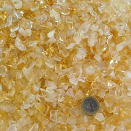 Citrin Trommelsteine Ø ca. 8 – 12 mm Edelsteine Heilsteine bei Wunderstein24