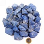 Dumortierit Rohsteine Ø ca. 35 – 50 mm Edelsteine Heilsteine bei Wunderstein24