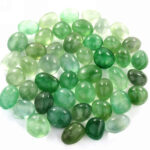 Fluorit Trommelsteine grün handpoliert Ø 25 – 30 mm Edelsteine Heilsteine bei Wunderstein24