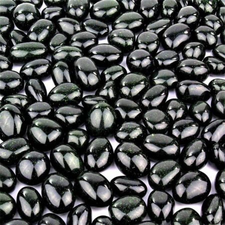 Grünfluss Trommelsteine handpoliert Ø ca. 25 – 40 mm Edelsteine Heilsteine bei Wunderstein24