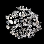Herkimer Diamant Bergkristall sehr klare Kristalle Ø ca. 8 – 22 mm Edelsteine Heilsteine bei Wunderstein24