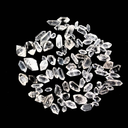 Herkimer Diamant Bergkristall sehr klare Kristalle Ø ca. 8 – 22 mm Edelsteine Heilsteine bei Wunderstein24