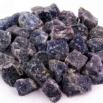 Dumortierit Rohsteine Ø ca. 35 – 50 mm Edelsteine Heilsteine bei Wunderstein24