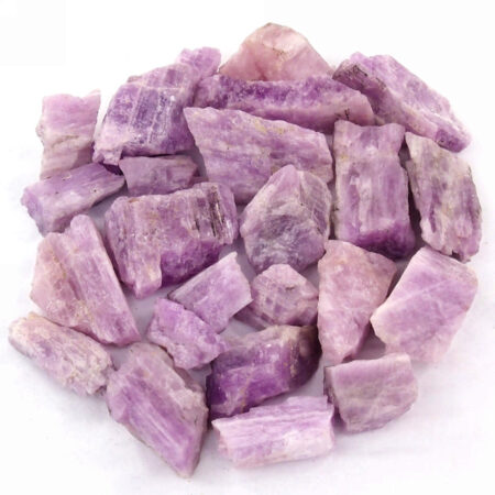 Kunzit | Spodumen Rohsteine Ø ca. 25 – 60 mm Edelsteine Heilsteine bei Wunderstein24