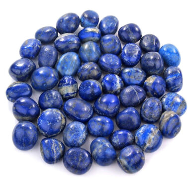 Lapislazuli Trommelsteine handpoliert Ø 25 – 30 mm Edelsteine Heilsteine bei Wunderstein24