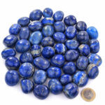 Lapislazuli Trommelsteine handpoliert Ø 25 – 30 mm Edelsteine Heilsteine bei Wunderstein24