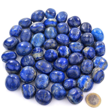 Lapislazuli Trommelsteine handpoliert Ø 25 – 30 mm Edelsteine Heilsteine bei Wunderstein24