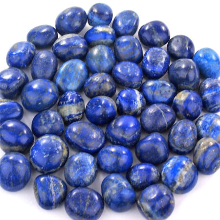 Lapislazuli Trommelsteine handpoliert Ø 25 – 30 mm Edelsteine Heilsteine bei Wunderstein24