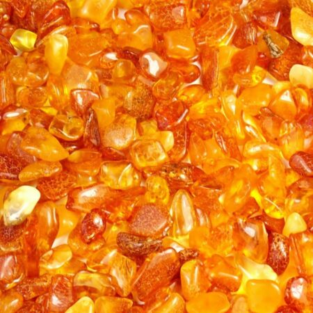 Natürlicher Baltischer Bernstein poliert Ø ca. 5 – 10 mm Edelsteine Heilsteine bei Wunderstein24