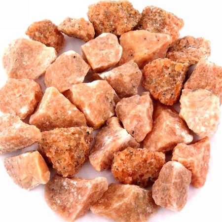 Orangencalcit Rohsteine Ø ca. 30 – 50 mm Edelsteine Heilsteine bei Wunderstein24