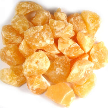 Orangencalcit Rohsteine Ø ca. 30 – 50 mm Edelsteine Heilsteine bei Wunderstein24