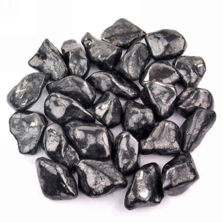 Schungit Trommelsteine Ø ca. 35 – 60 mm Edelsteine Heilsteine bei Wunderstein24