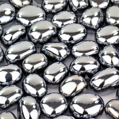 Silizium Trommelsteine handpoliert Ø ca. 26 – 33 mm Edelsteine Heilsteine bei Wunderstein24
