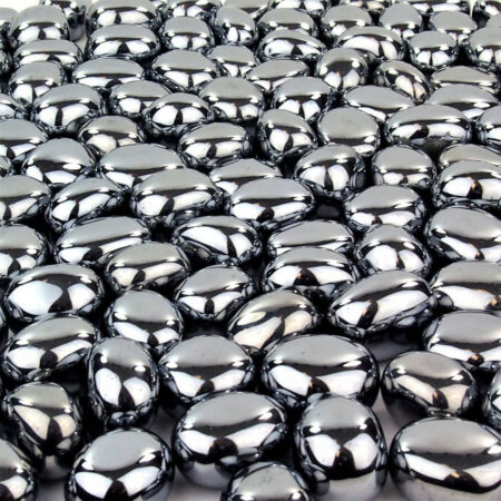 Silizium Trommelsteine handpoliert Ø ca. 26 – 33 mm Edelsteine Heilsteine bei Wunderstein24