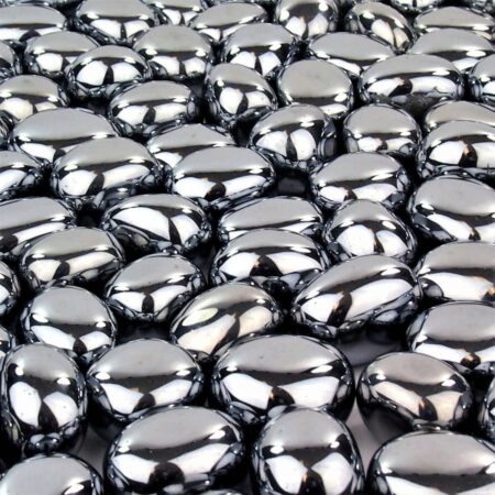 Silizium Trommelsteine handpoliert Ø ca. 26 – 33 mm Edelsteine Heilsteine bei Wunderstein24